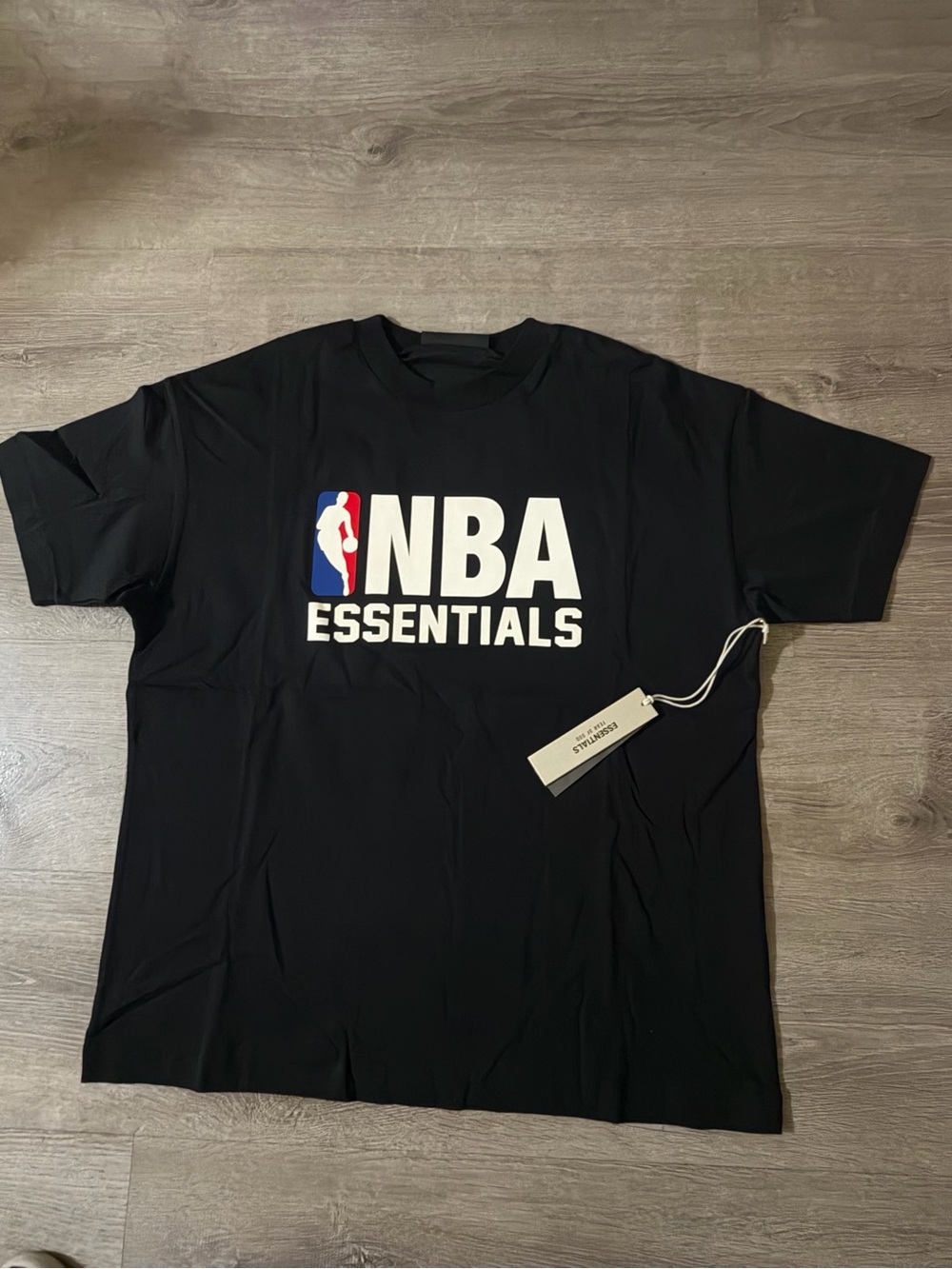 Fear of God NBA Essentials Black Graphic Tee